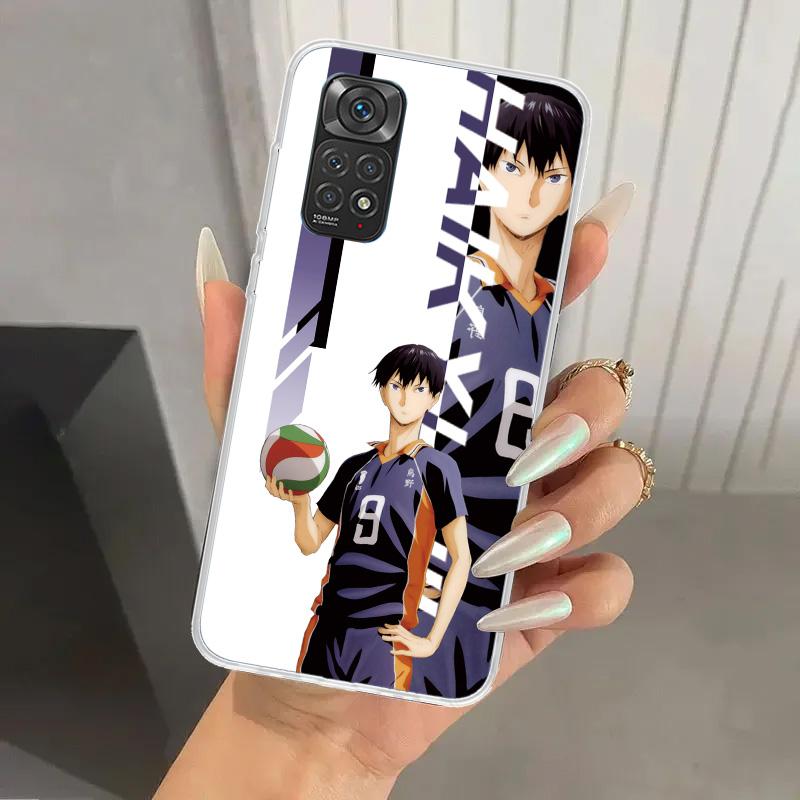 Чехол для телефона Haikyuu Oya School Volleyball для Xiaomi Redmi Note 15 14 14S 13 12S 12 Pro 11S 11 Plus 11T 11E 10S Мягкий Funda