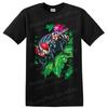 Fly Insect Macro Nature T Shirt W/ Red Eyes Green Leaves Wildlife Art Tee