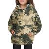 Girls' Hooded Tie- Sweatshirt - Pullover Print Top