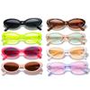 1PC Fashion Small Cat Eye Sun Glasses Retro Oval Sunglasses for Women Men 90's Vintage Shades UV400 Driving Protection
