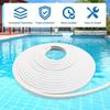 Замок для покрытия бассейна 120 футов для бассейнов, врытых в землю и надземных, Т-образный замок для покрытия бассейна, рулон, гибкий комплект для заплаток для покрытия бассейна из ПВХ