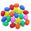 MaT Store Maracas Egg Shaker Musical Instrument Percussion Egg Shaped Percussion Instrument 5 Colors Set of 40