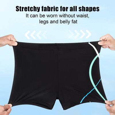 Мужские шорты для плавания с эластичной резинкой на талии, мягкие, быстросохнущие, дышащие, облегающие, с принтом, соответствующие цветам, купальные боксеры со средней талией, плавки для серфинга