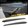 Дверная накладка, замшевая дверная накладка, внутренняя защитная крышка для Tesla Model 3 Model Y 2022 2023