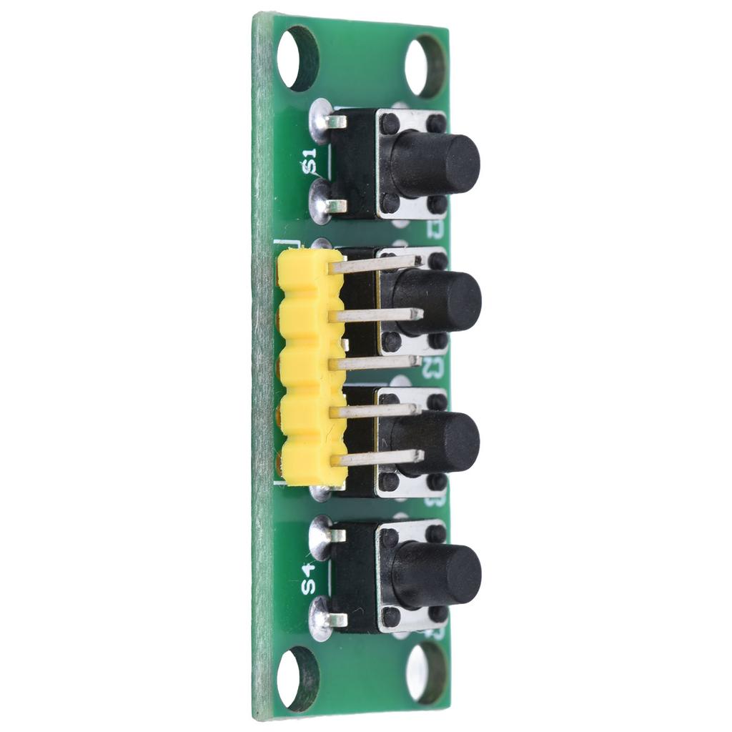 4 Pin Keyboard Module 4 Independent Buttons Keypad Control Switch for Electronic Experiment