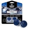 KontrolFreek Call of Warzone Performance Thumbsticks for PlayStation 4 and PlayStation 5 2 Duty (PS4) (PS5) High-Rise, Hybrid Blue/Gray