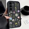 Ударопрочный чехол с рисунком Трава и Цветы для Samsung Galaxy S24 S25 Edge S23 Ultra S22 S21 FE S26 A57 A34 A54 A15 A35 A56 A55 5G