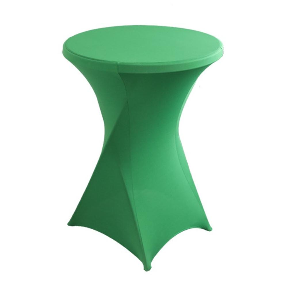 Высота 110см. Скатерть эластичная круглая. Диаметр 80см.