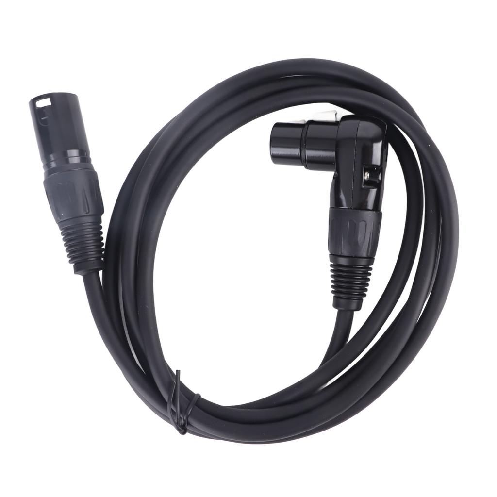 XLR микрофонный удлинительный кабель-адаптер 90 градусов XLR мама на прямой XLR папа 3-контактный микрофон