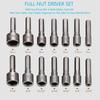 14 Pcs Set 5mm-13mm Hex Sockets Sleeve Nozzles Nut Driver  Set Bits Sets Tools Socket Wrenches