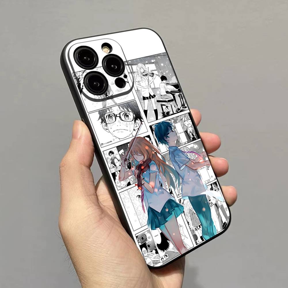 Чехол для телефона «Твоя апрельская ложь» для IPhone 17 16 15 14 11 12 13 Pro Max Plus Mini Мягкая задняя крышка