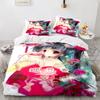 3D Printed Kawaii Girl Bedding Set Anime Sexy Girl Duvet Cover Double Twin Full Queen King Adult Kids Bedclothes Quilt Cover