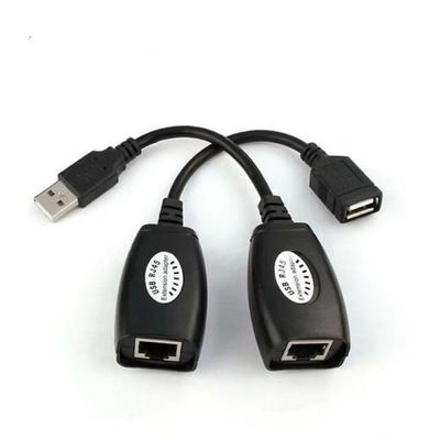 50-метровый кабель-усилитель и удлинитель USB на RJ45