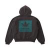 Толстовка с капюшоном на молнии GraMicci M heMp G5fu J092 Глубокий коричневый