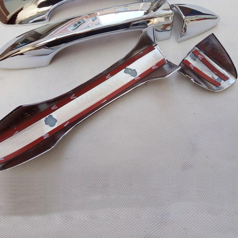 Chrome Door Handle Catch Cover Trim for Volkswagen V W Passat B8 Sedan Variant 2016 2017 Car Styling Sticker Atuo Accessories