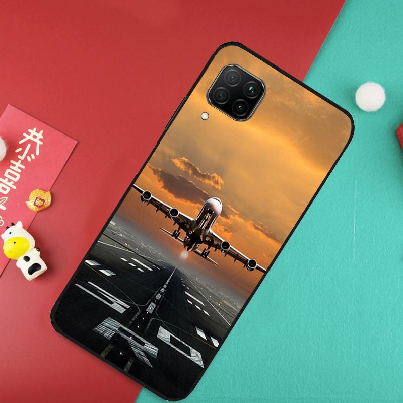 Чехол Самолет Самолет Самолет Для Huawei Nova 7i 8i 11i 12i Y73 Y72 Y61 Y91 Y90 Y70 Y60 9 10 SE 11 Pro P30 P40 Lite