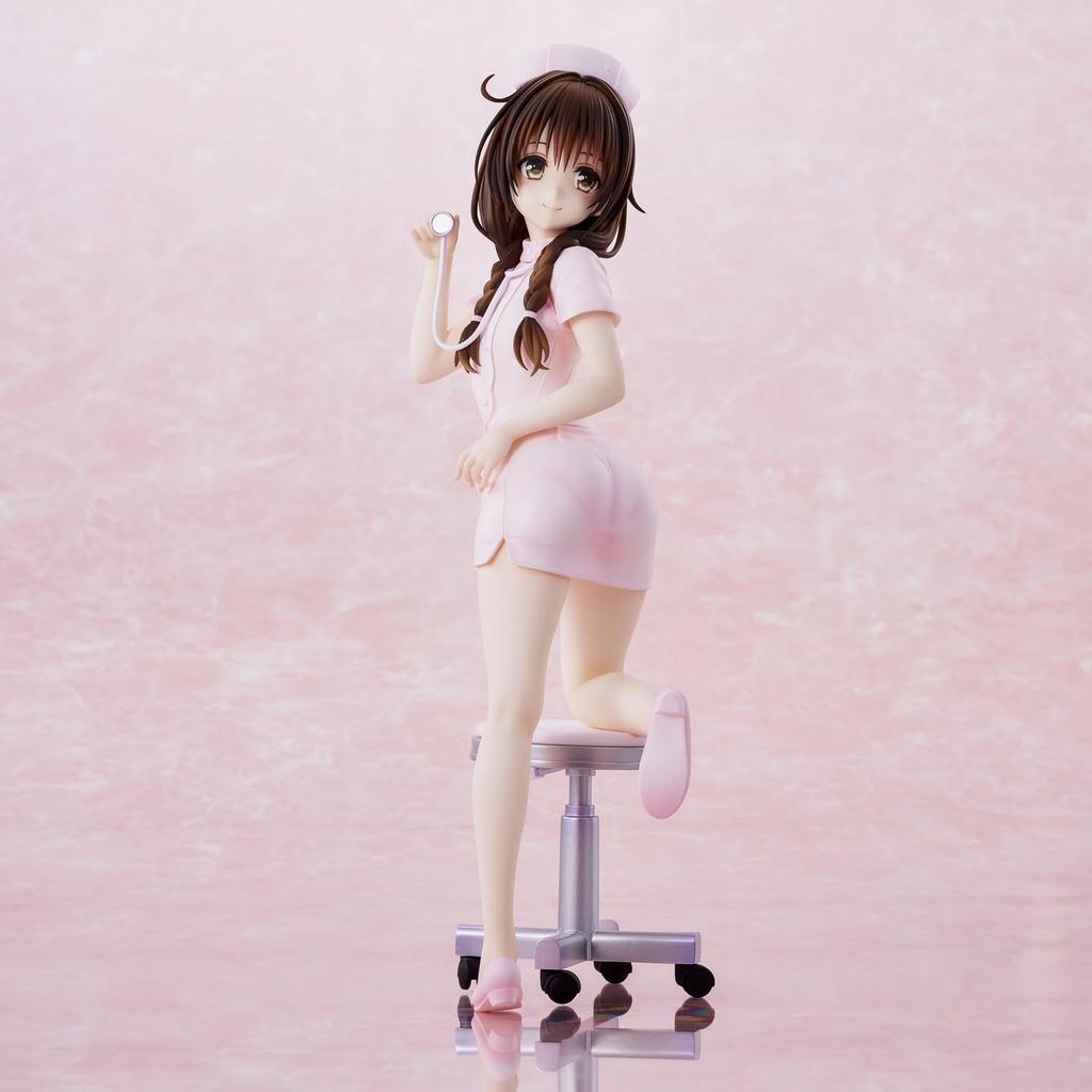 Mikan Yuki Nurse Costume PVC ABS Painted Complete Figure "To LOVE-Ru Darkness" Non-scale &