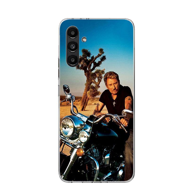 Johnny Hallyday Music Case Phone Cover for Samsung Galaxy A16 A56 A36 A26 A15 A55 A35 A25 A14 A54 A34 A24 A13 A53 A33 A23 A05S A
