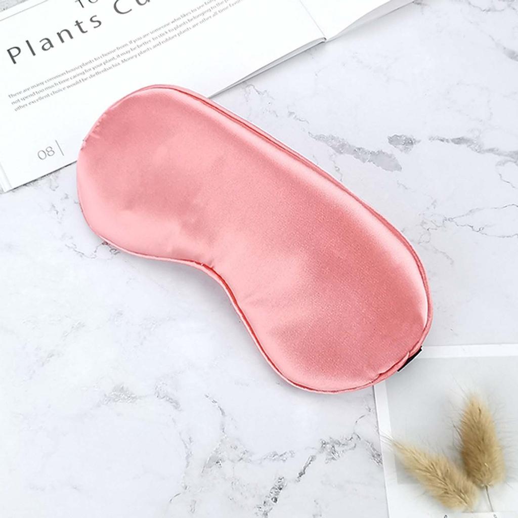 Маска для сна Шелковая затемненная мягкая дорожная маска с ремешком Маска для сна для глаз