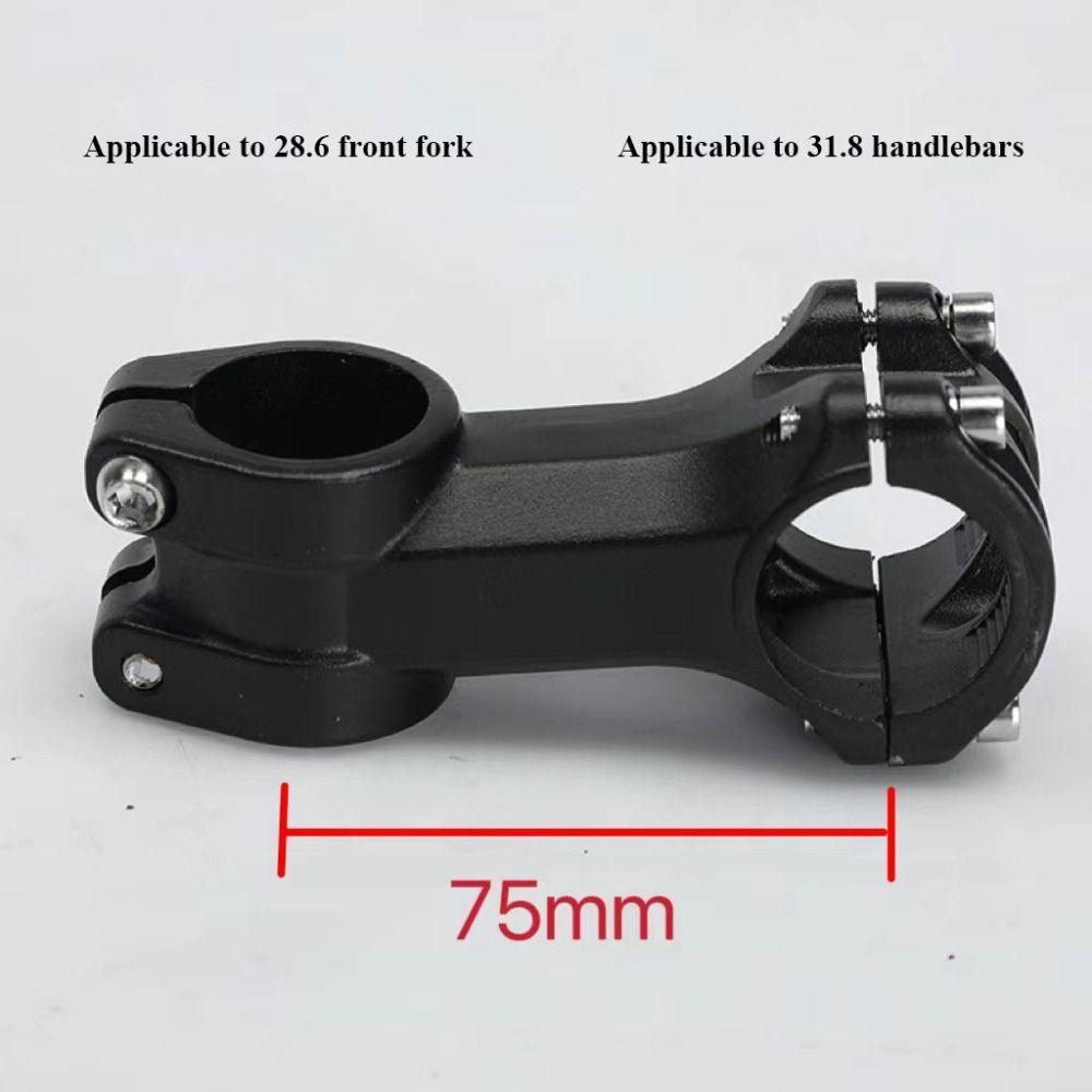 25.4/28.6 * 32mm Mountain Scooter Parts Black Stand Pipe Short Handle Stand Bike Accessories