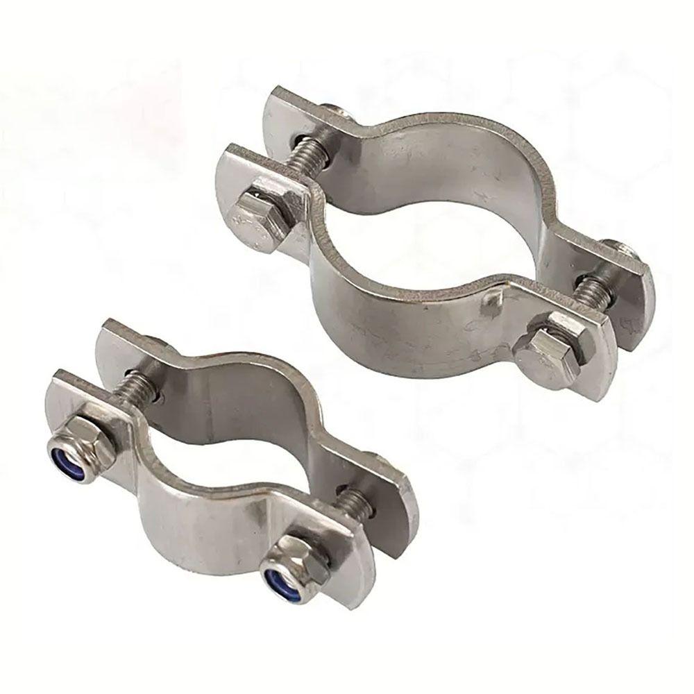 1Pcs Thickened Flat Clamp Pipe Hanger Bracket Clamp Tube Support Clip for Plumbing Support