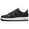 Air Force 1 Low 07 LV8 EMB World Champ - Мужские кроссовки Lakers Черный Железно-Серый Белый DR9866-001