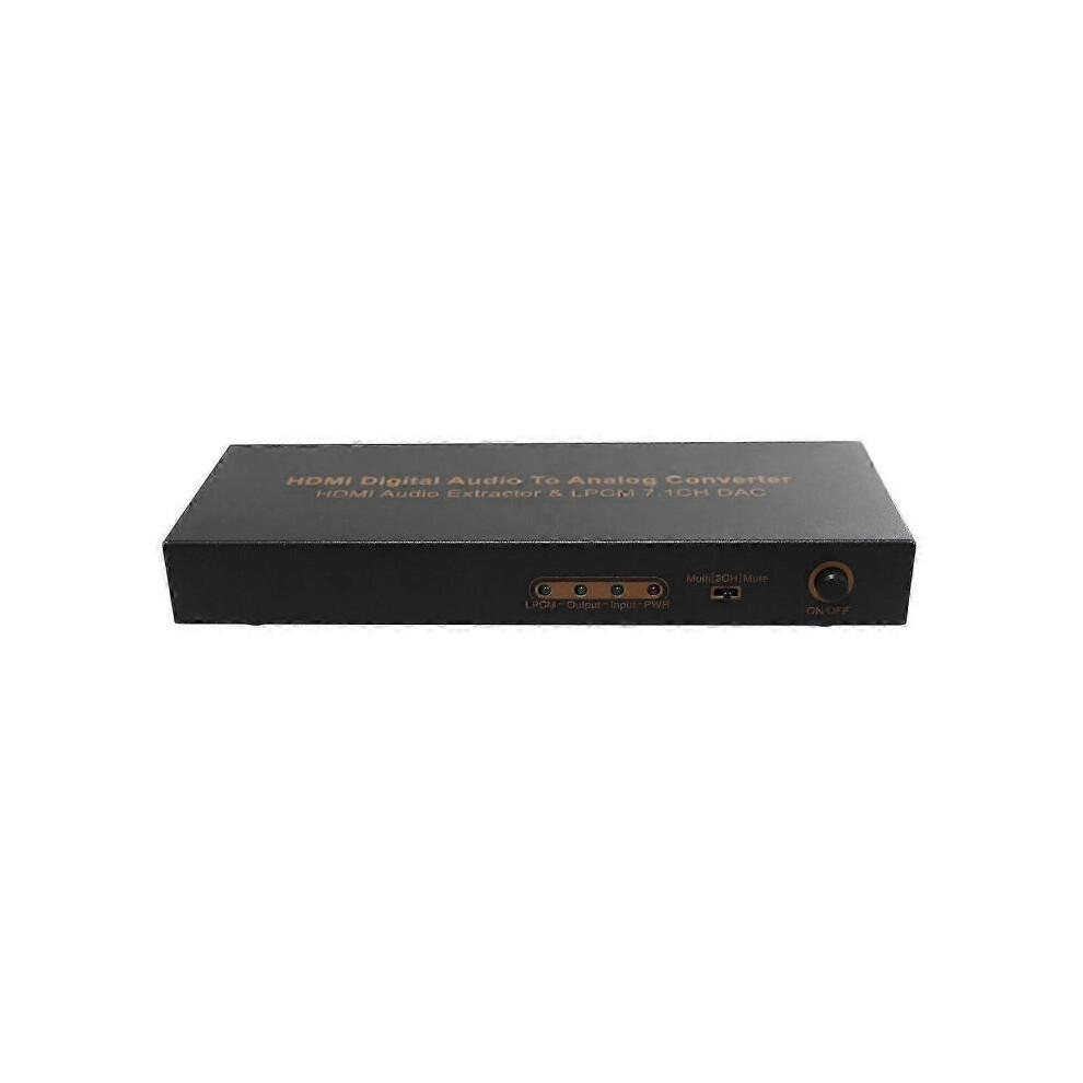 LPCM HDMI-Compatible to 7.1 Audio Converter HDMI-Compatible Audio Splitter Optical RCA Output EU Plu