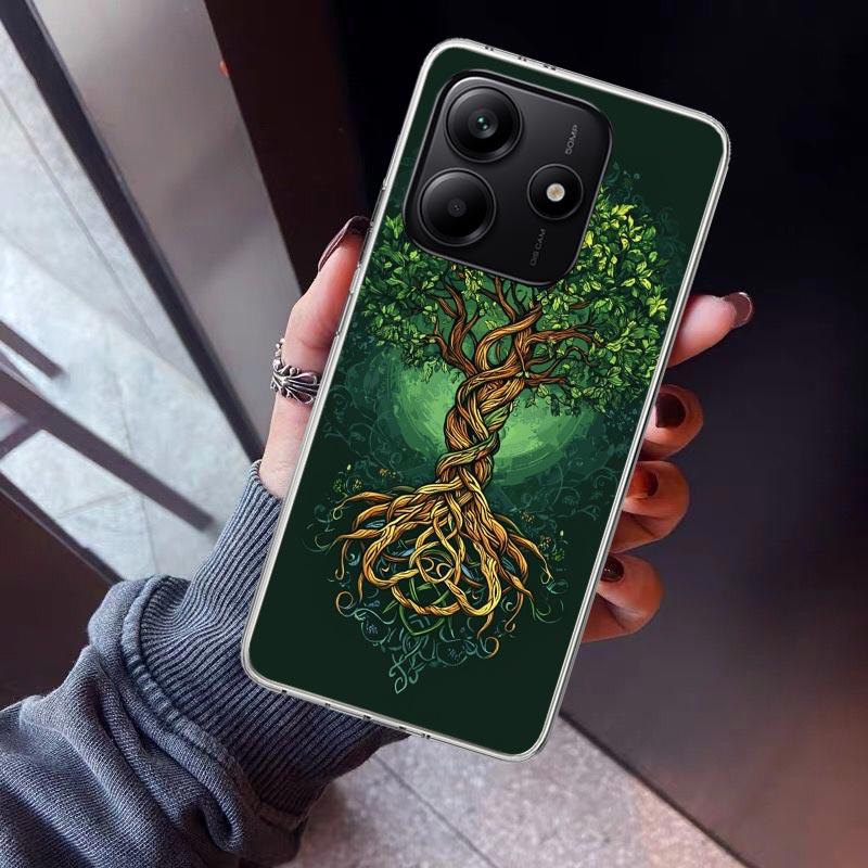 Tree of Life Space Phone Case For Xiaomi Redmi Note 15 14 14S 13 12S 12 Pro Plus 11S 11 10S 10 4G Cover 11E 11T 5G Print Fundas