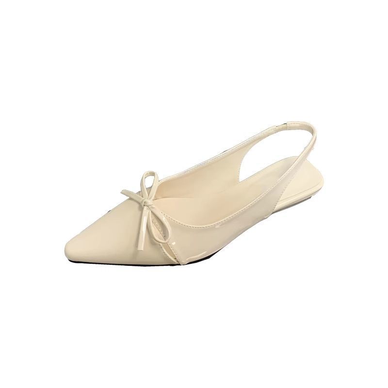 Мода Летняя Мода Туфли-сандалии женские на плоской подошве, неглубокие, слипоны, с ремешком на пятке, женские, повседневные, для платья, уличный стиль