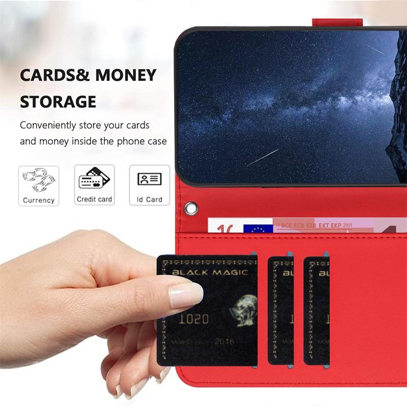 Flip Case for Redmi Note 13 Pro Plus 12R 13R  4G 5G Leather Cover Casing