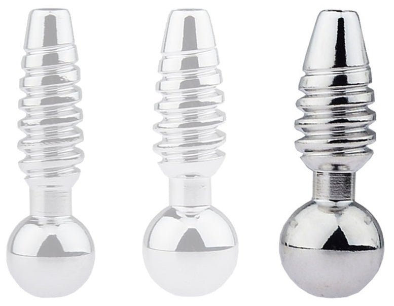 Pierced Penis Plug Screw L 2.5cm - Diameter 10mm - FUKR - Pierced Urethral Plugs