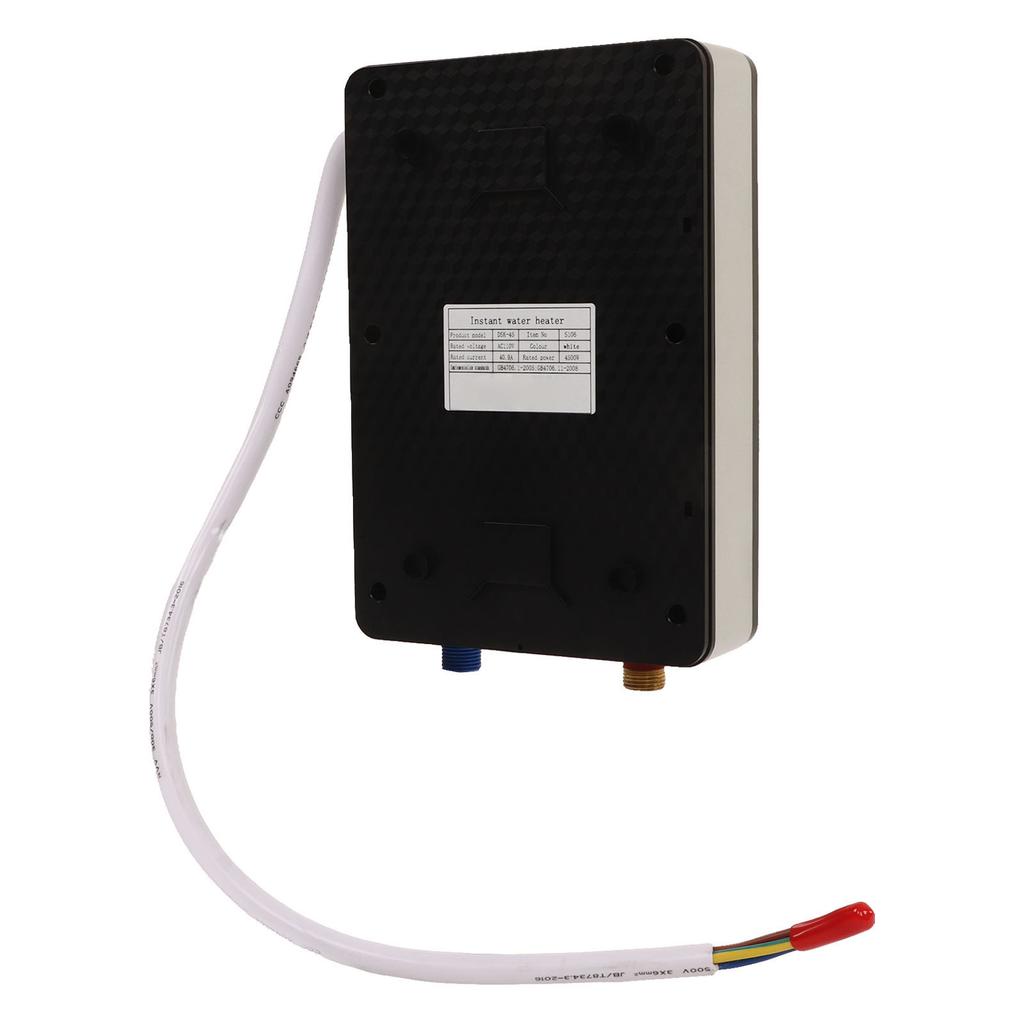 110V Tankless Electric Water Heater Digital Display 4500W Smart Thermostatic Water Heating Machine