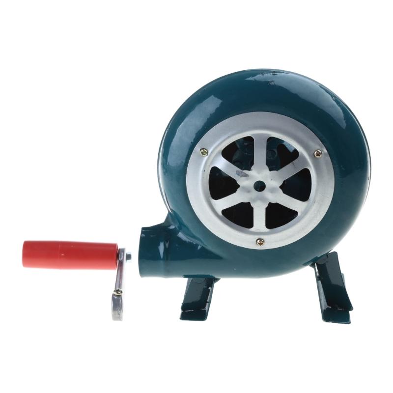 Household Hand Crank Blacksmith Blower Cooking Manual BBQ Fan Air Blower Manual Blacksmith Air Blower for Outdoor