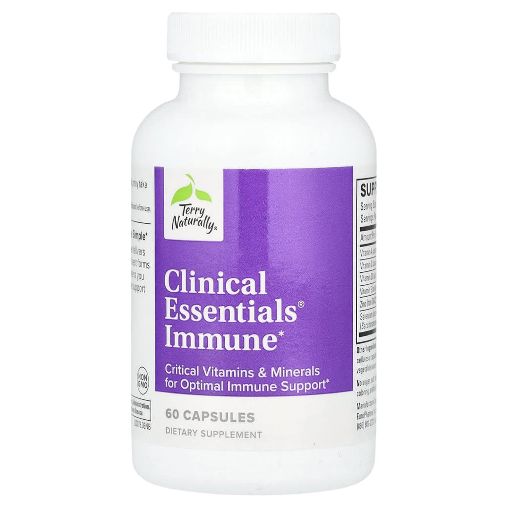 Terry Naturally, Clinical Essentials, Иммунитет, 60 капсул