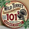 Винтажная рекламная вывеска Wild Turkey Bourbon Рустик Декор для бара Жестяная табличка