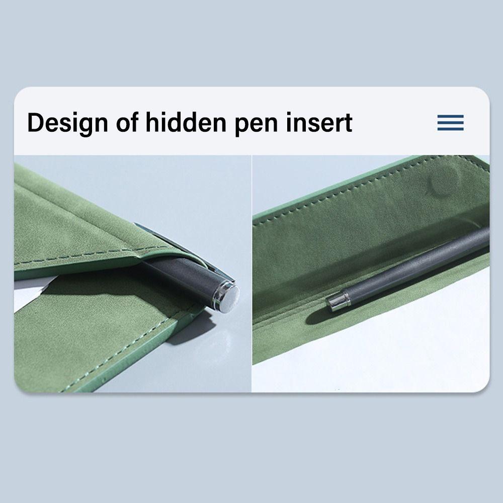 Magnetic Writing Clipboard Leather Document Filing Organizer A4 File Folder  Meeting Minutes