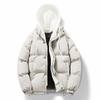 Winter Cotton-padded Men's Windproof Jacket Loose Bread Clothes Fake Two-piece Hooded Thickened Warm Down Cotton Clothes