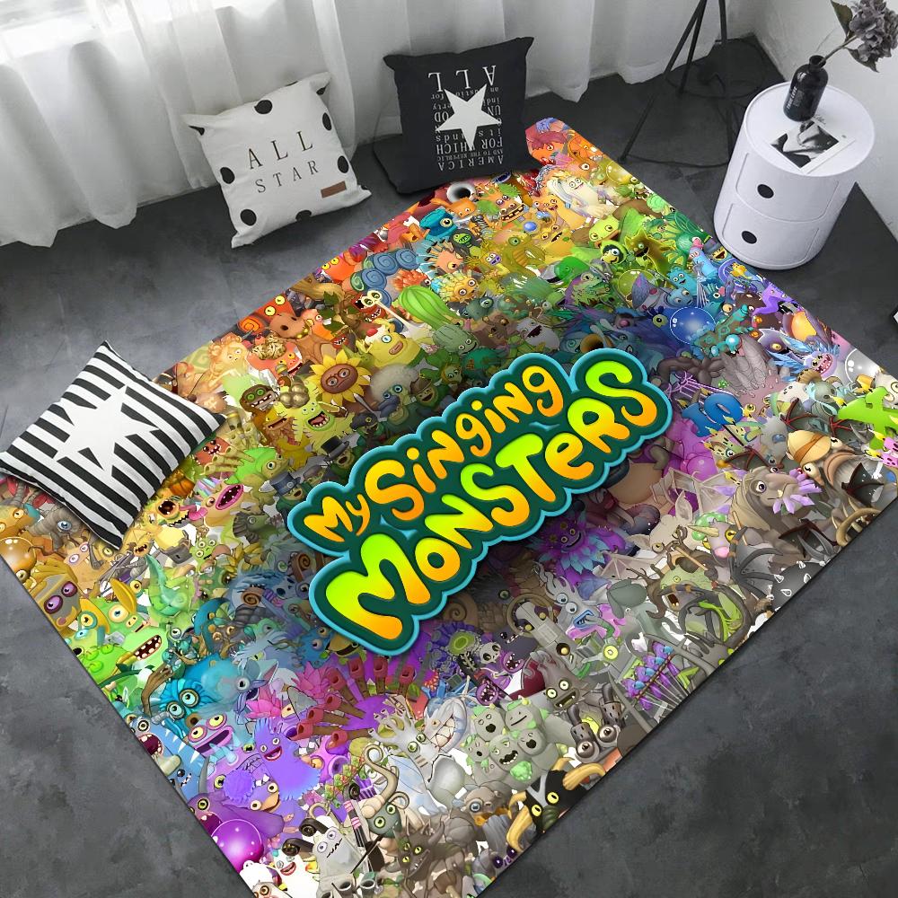 3D Коврик для кухни My Singing Monsters, моющийся, нескользящий, коврик для зоны дивана и кресел в гостиной, кухня, современный домашний декор