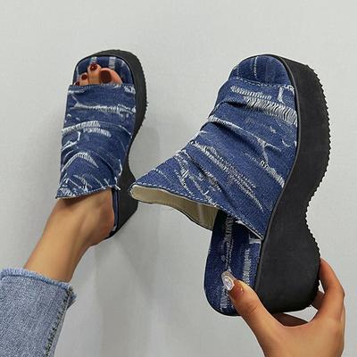 Туфли на высоком каблуке женские тапочки платформа ковбойские туфли для платья повседневные новые летние сандалии 2025 дизайнерские роскошные Chaussure Femme