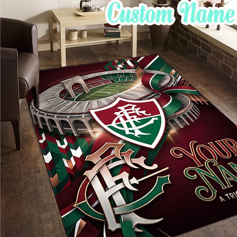 Custom Name America FC Rug, Office Rug, Chair Rug, Carpet for Living Rooms, Doormat Game Rug Home Decor Christmas Gifts