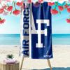 Air Force Falcons Print Beach Towel, Large Soft Quick Dry Towel for Beach Camping Swimming