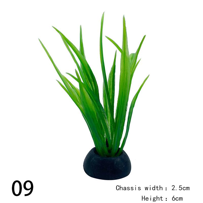 Artificial Plants Fish Tank Decoration Aquarium Decorative Ornaments Simulation Water Weeds Leaves Grass Plant Accessories