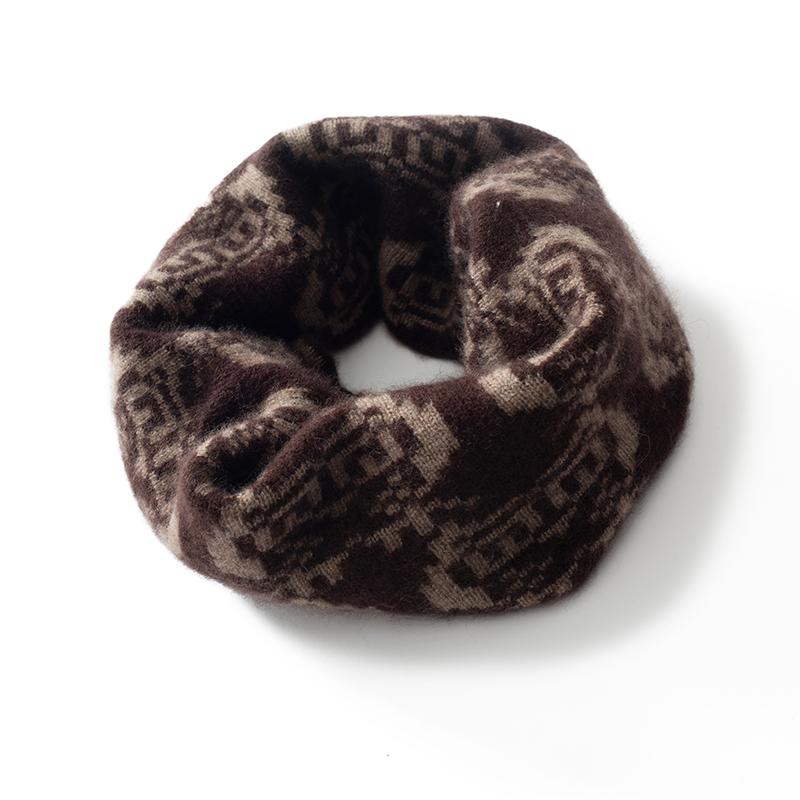 Женский кашемировый чехол на шею, кашемир Цинхэ, 100% кашемир, осенне-зимний кашемировый шарф, теплый и модный,