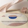 Современные легкие роскошные круглые коврики и ковры для украшения дома, гостиной, декора для спальни подростка, ковер, коврик для дивана, напольный коврик