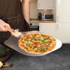 Premium Pizza Peel Aluminum Pizza Paddle with Cutter Pizza Spatula with Foldable Wooden Handle Pizza Spatula Paddle for Any Outdoor Indoor Pizza