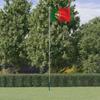VidaXL Flag of Portugal and Pole 6.23 M Aluminium 3147104