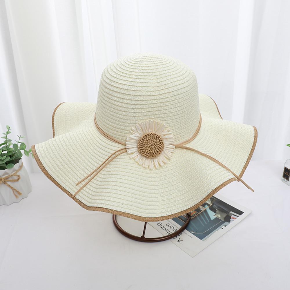Богемная соломенная шляпа с широкими полями Весенне-летняя женская шляпа от солнца Модные складные соломенные шляпы Отпуск