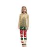 Christmas Print Family Outfit Long Sleeve Top + Pants Set Family Outfit
