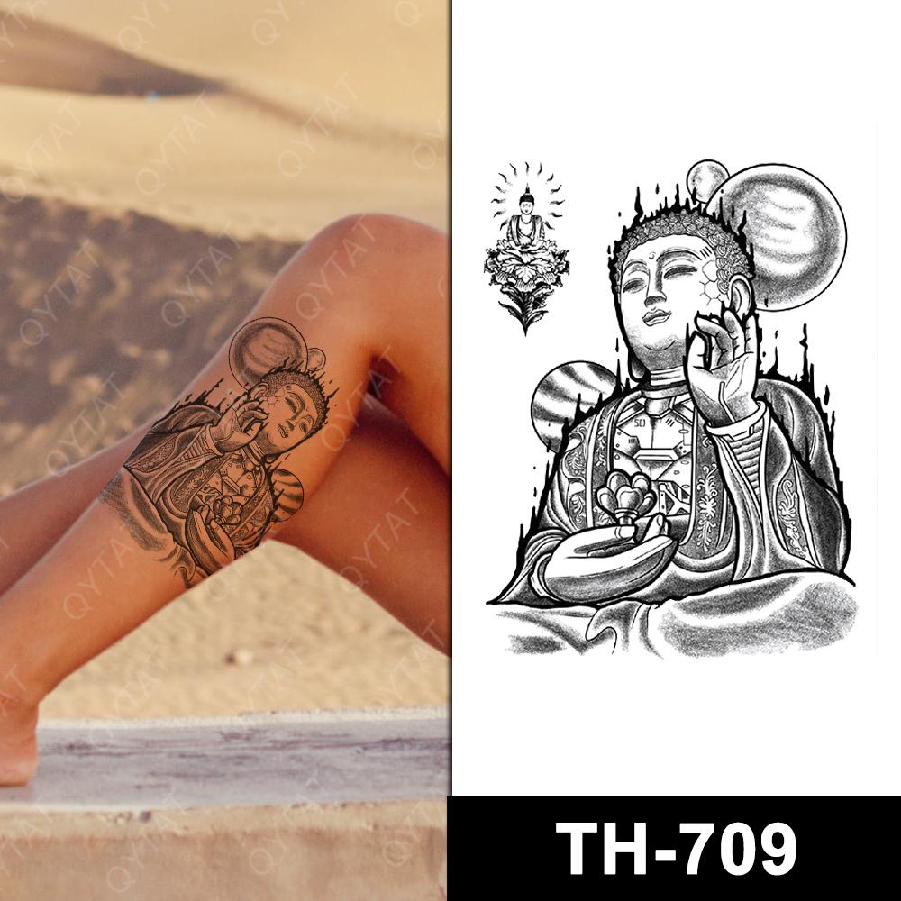 Custom Half Arm Temporary Tattoo Sticker Tribal Tatuaje Temporal