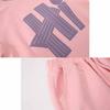 Summer Girls'  T-Shirts Sets Outfit Kids Short Sleeve Tops+Shorts 2Pcs Children Clothes Teen Loose Casual Suits Sporty Outfits